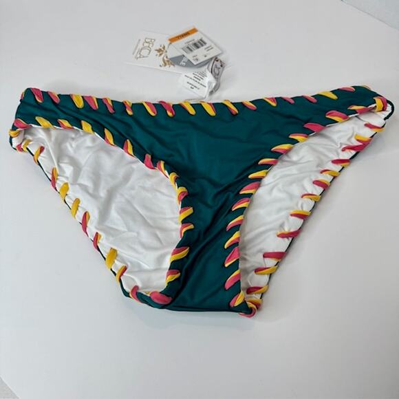 Becca Reversible Small Camille Low Rise Bikini Bottom Whipstitch - Picture 5 of 13